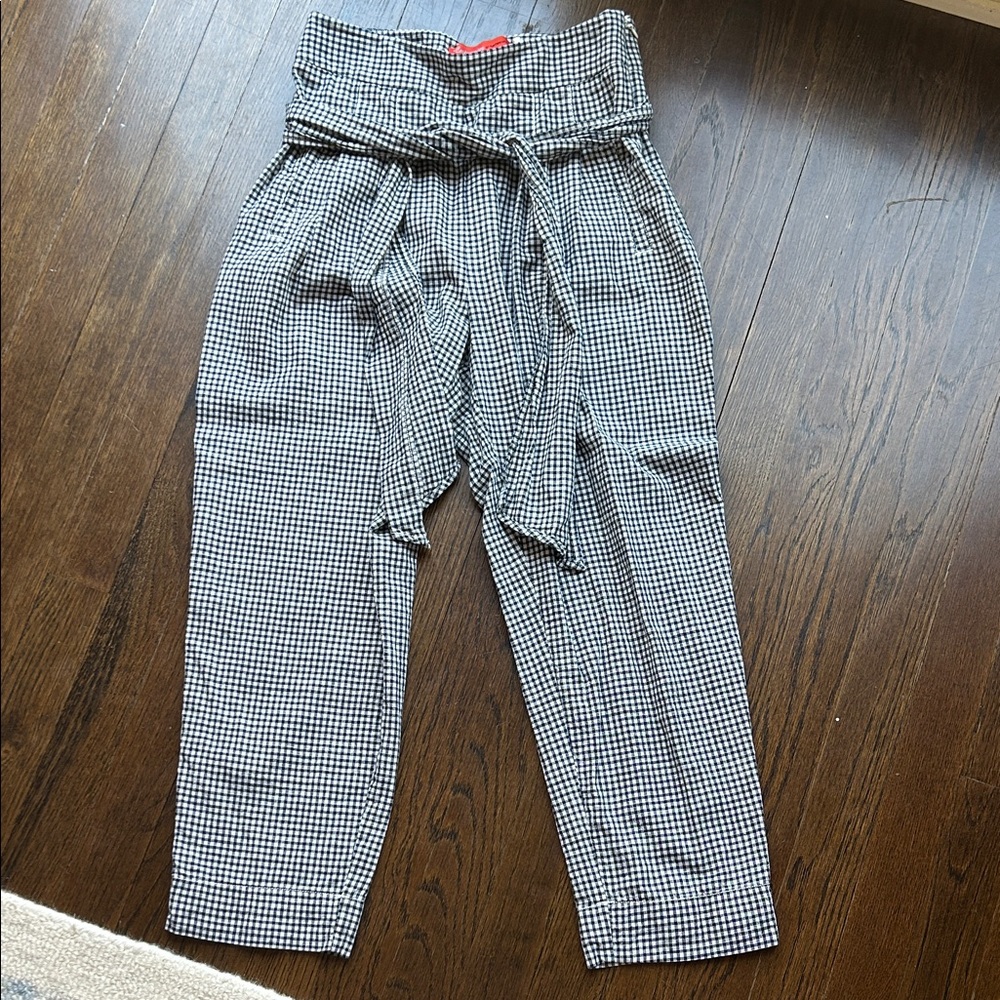Anthropologie Gingham pants